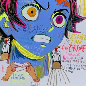 Untitled from Japanese Comic Strips 2, 35x35cm, mixed media on panel